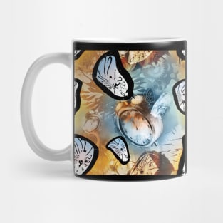 Time Flies surreal melting clocks Mug